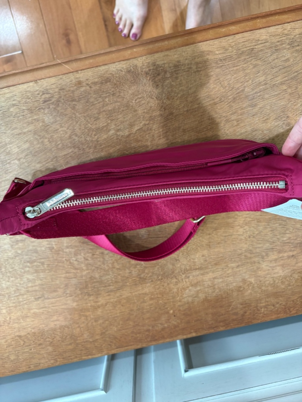 Lululemon City Essentials Shoulder/Crossbody bag Berry rumble - Picture 12 of 12